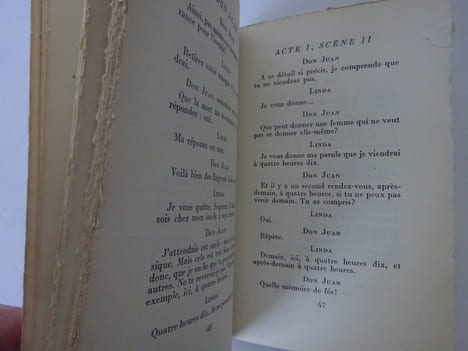 MONTHERLANT, Henry de. Don Juan. Pièce en trois actes. 1958 E.O. 1/285. MONTHERLANT, Henry de