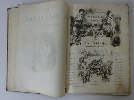 MUSSET, P.-J. STAHL. Voyage où il vous plaira. Vignettes par JOHANNOT. 1856. MUSSET, P.-J