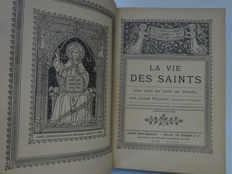 PRADIER (abbé). La Vie des saints pour tous les jours de l'année. 1893. PRADIER (abbé)