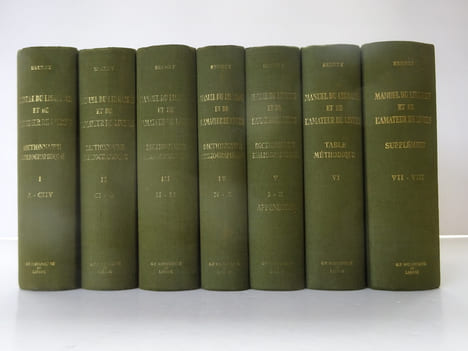 BRUNET. Manuel du libraire et de l'amateur de livres. Cinquième édition 1965. BRUNET