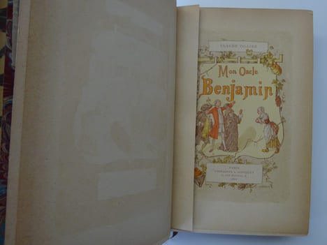 TILLIER (Claude). Mon oncle Benjamin. Dessins de Sahib. 1881 Reliure PAGNANT. TILLIER (Claude)