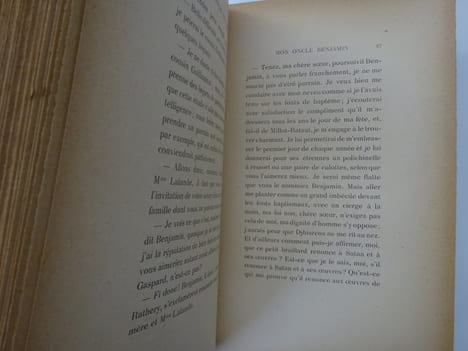 TILLIER (Claude). Mon oncle Benjamin. Dessins de Sahib. 1881 Reliure PAGNANT. TILLIER (Claude)