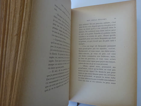 TILLIER (Claude). Mon oncle Benjamin. Dessins de Sahib. 1881 Reliure PAGNANT. TILLIER (Claude)