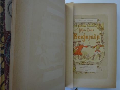 TILLIER (Claude). Mon oncle Benjamin. Dessins de Sahib. 1881 Reliure PAGNANT. TILLIER (Claude)