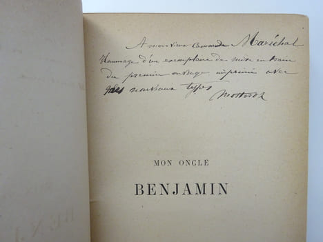 TILLIER (Claude). Mon oncle Benjamin. Dessins de Sahib. 1881 Reliure PAGNANT. TILLIER (Claude)