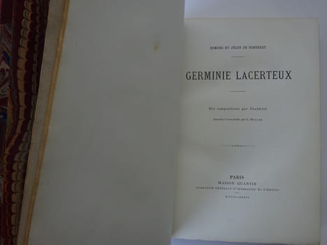 GONCOURT (Edmond et Jules). Germinie Lacerteux. Compositions de Jeanniot. 1886. GONCOURT (Edmond et Jules)