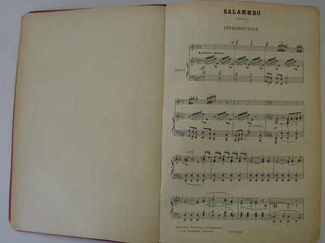 REYER, E. Salammbo. Partition chant et piano. REYER, E. Salammbo