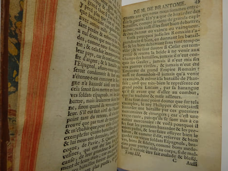 BRANTÔME. Mémoires: les vies des hommes et des dames illustres - les duels. 1739. BRANTÔME