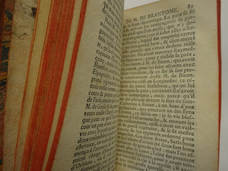 BRANTÔME. Mémoires: les vies des hommes et des dames illustres - les duels. 1739. BRANTÔME