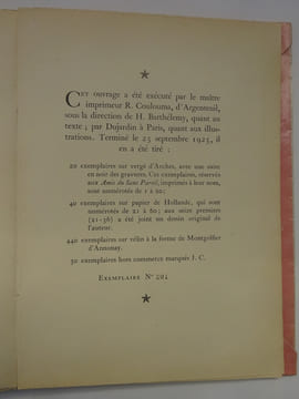 COCTEAU (Jean). Le Secret professionnel. 1925 E.O.. COCTEAU (Jean)