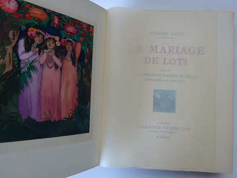 LOTI (Pierre). Le Mariage de Loti. Aquarelles de Maurice De Becque. 1927. LOTI (Pierre)