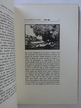 LONGUS. Les amours pastorales de Daphnis et Chloé. Figures par CARLEGLE 1919. LONGUS