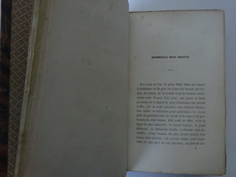 DUMAS fils (Alexandre). La Dame aux camélias. Troisième édition. 1852 Ex libris. DUMAS fils (Alexandre)