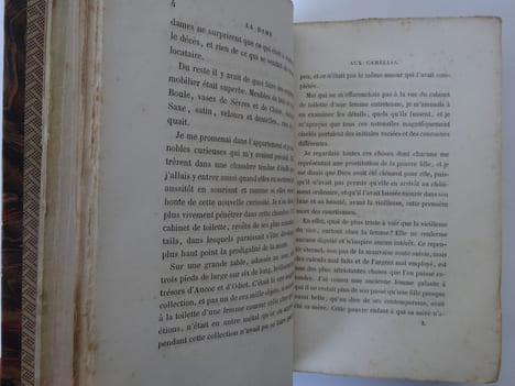 DUMAS fils (Alexandre). La Dame aux camélias. Troisième édition. 1852 Ex libris. DUMAS fils (Alexandre)