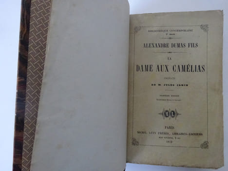 DUMAS fils (Alexandre). La Dame aux camélias. Troisième édition. 1852 Ex libris. DUMAS fils (Alexandre)