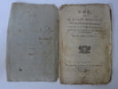 MARTAINVILLE. No&eacute; ou le monde repeupl&eacute;. Vaudeville. 1797. MARTAINVILLE