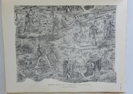ALLEMAGNE (Henry-René d'). La toile imprimée et les indiennes de traite. 1942. ALLEMAGNE (Henry-René d')