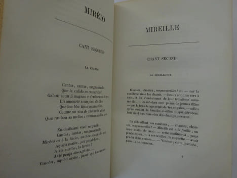 MISTRAL, Frederi. Mirèio [Mireille]. Pouèmo prouvençau. 1859 E.O.. MISTRAL, Frederi