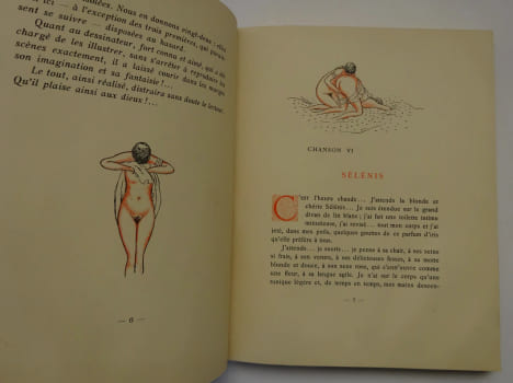 LOUYS (Pierre) Les véritables chansons de Bilitis. Illustrations de Métivet 1937. LOUYS (Pierre)