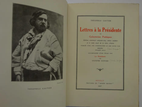 GAUTIER (Théophile). Lettres à la Présidente. Eaux-fortes de Luc Lafnet. 1927. GAUTIER (Théophile)
