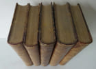 5 Volumes d'&eacute;tudes sur les eaux min&eacute;rales de diverses stations thermales 1840-70. 5 Volumes d'&eacute;tudes sur les eaux min&eacute;rales