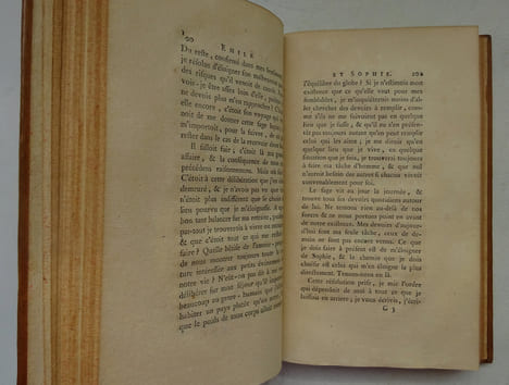 ROUSSEAU (Jean-Jacques). Œuvres posthumes ou Recueil de pièces manuscrites 1781. ROUSSEAU (Jean-Jacques)