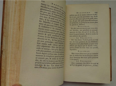 ROUSSEAU (Jean-Jacques). Œuvres posthumes ou Recueil de pièces manuscrites 1781. ROUSSEAU (Jean-Jacques)