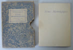 REGNIER (Henri de). Sc&egrave;nes mythologiques. Eaux-fortes de A.-E. Marty. 1924. REGNIER (Henri de)