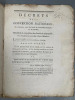 Décrets de la convention nationale du 5 septembre 1793, l'an second de la République Françoise une & indivisible, relatifs à la composition des ...