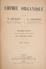 Traité élémentaire de chimie organique. BERTHELOT (M.) / JUNGFLEISCH (E.).