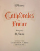 Cathédrales de France. Georges PILLEMENT
