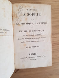 Lettres à Sophie sur la physique, la chimie et l'histoire naturelle