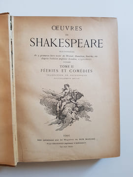 Oeuvres de Shakespeare - Tome II Féeries et Comédies. Shakespeare William