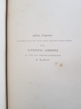 Anthologie des poètes français du XIXe siècle - 1762 à 1817. Lemerre Alphonse ?