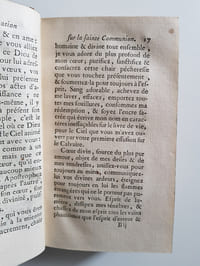 Méditations et sentimens sur la Ste Communion