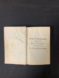 Dictionnaire portatif de cuisine, d'office, et de distillation