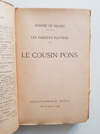Le Cousin Pons
