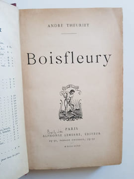 Boisfleury. Theuriet André
