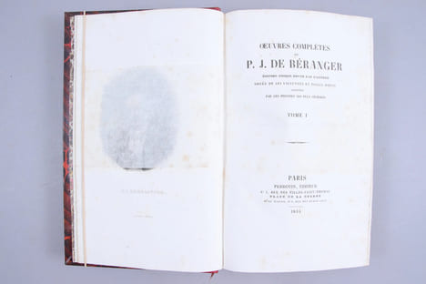 Oeuvres complètes de Béranger. BERANGER, P. J. de