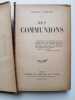 Mes Communions. Eekhoud Georges