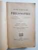Trait&eacute; &eacute;l&eacute;mentaire de philosophie. Tome II - Logique. Morale. Sommaires de m&eacute;taphysique. Roussel F. ; Davin-Roussel Mme