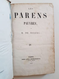Les Parens pauvres (IV)