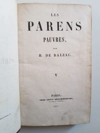 Les Parens pauvres. V