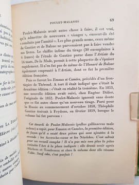 Autour de Baudelaire - Poulet-Malassis l'éditeur et l'ami - Madame Sabatier la Muse et la Madone. Dufay Pierre