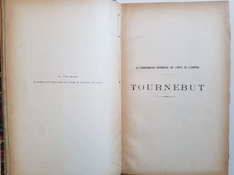 Tournebut 1804-1809. La Chouannerie normande au temps de l'Empire. D'après des documents inédits. Lenotre G