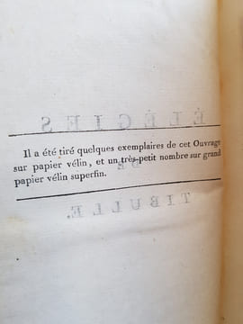 Élégies de Tibulle, suivies des Baisers de Jean Second? Tome second ? Tibulle, suivi de Contes et Nouvelles? Tome troisième. Tibulle, Albius ? ...
