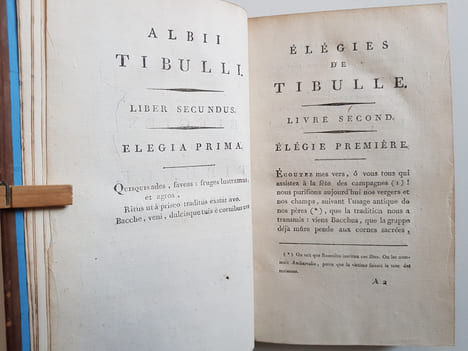 Élégies de Tibulle, suivies des Baisers de Jean Second? Tome second ? Tibulle, suivi de Contes et Nouvelles? Tome troisième. Tibulle, Albius ? ...