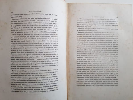 Le Robinson suisse - Journal d'un père de famille naufragé avec ses enfants. Wyss Johann Rudolf