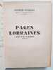 Pages lorraines. Lionnais Georges