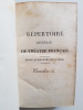R&eacute;pertoire g&eacute;n&eacute;ral du Th&eacute;&acirc;tre Fran&ccedil;ais. Tome 45 et 46 en un seul volume - Second Ordre. Com&eacute;dies, 15 et 16.. Nivelle de La Chauss&eacute;e, Pierre-Claude (et ...